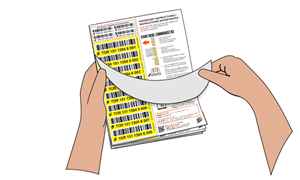barcode sticker instructions