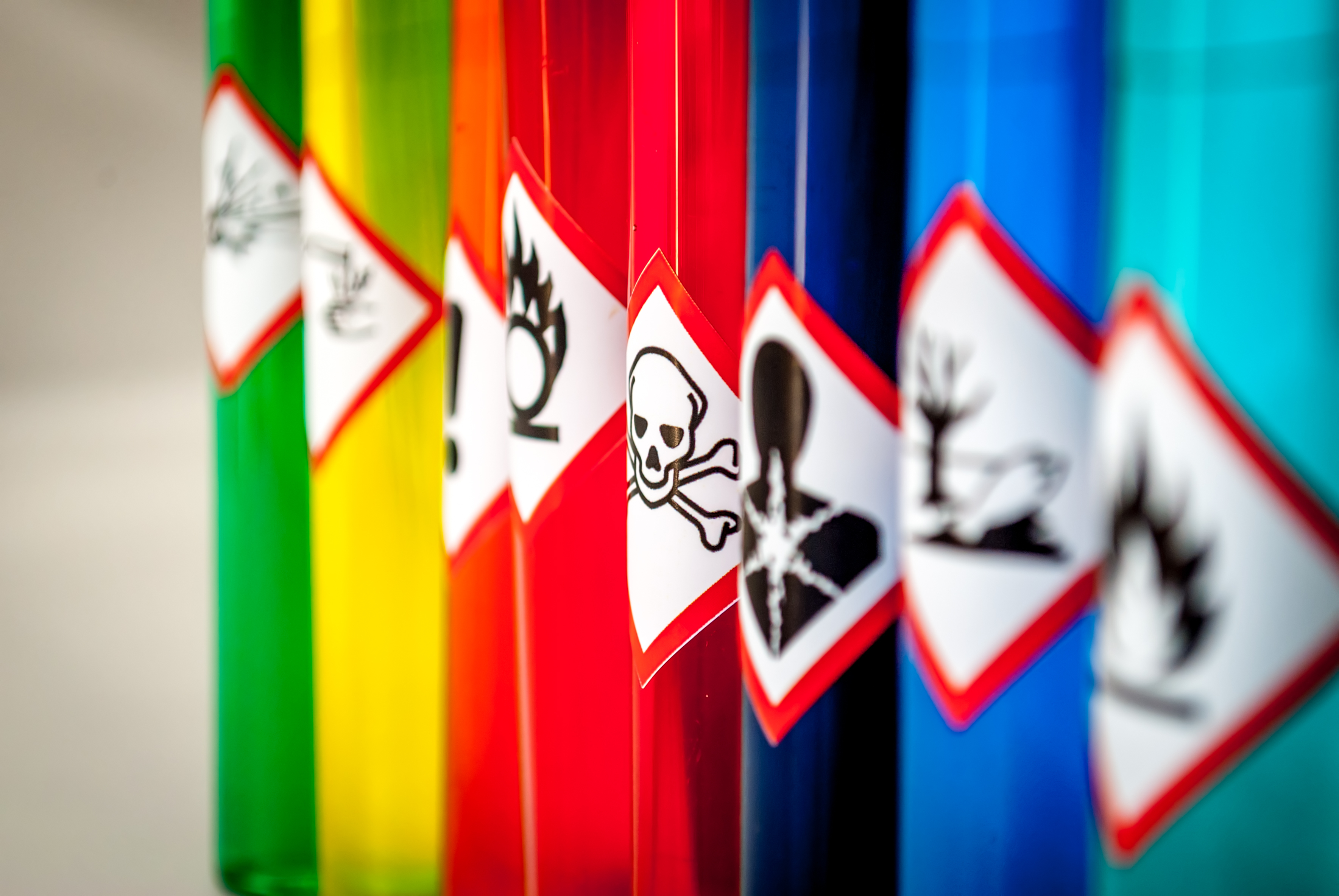 Dangerous Goods classification labels